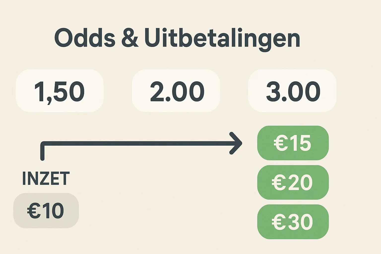 Uitleg van odds en uitbetalingen bij hockey weddenschappen met voorbeelden
